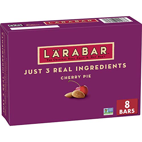 Larabar Cherry Pie Gluten Free Vegan Fruit & Nut Bars - 1.7 oz (8 Count) | Healthy Snack for Hiking, Travel & On-the-Go Energy