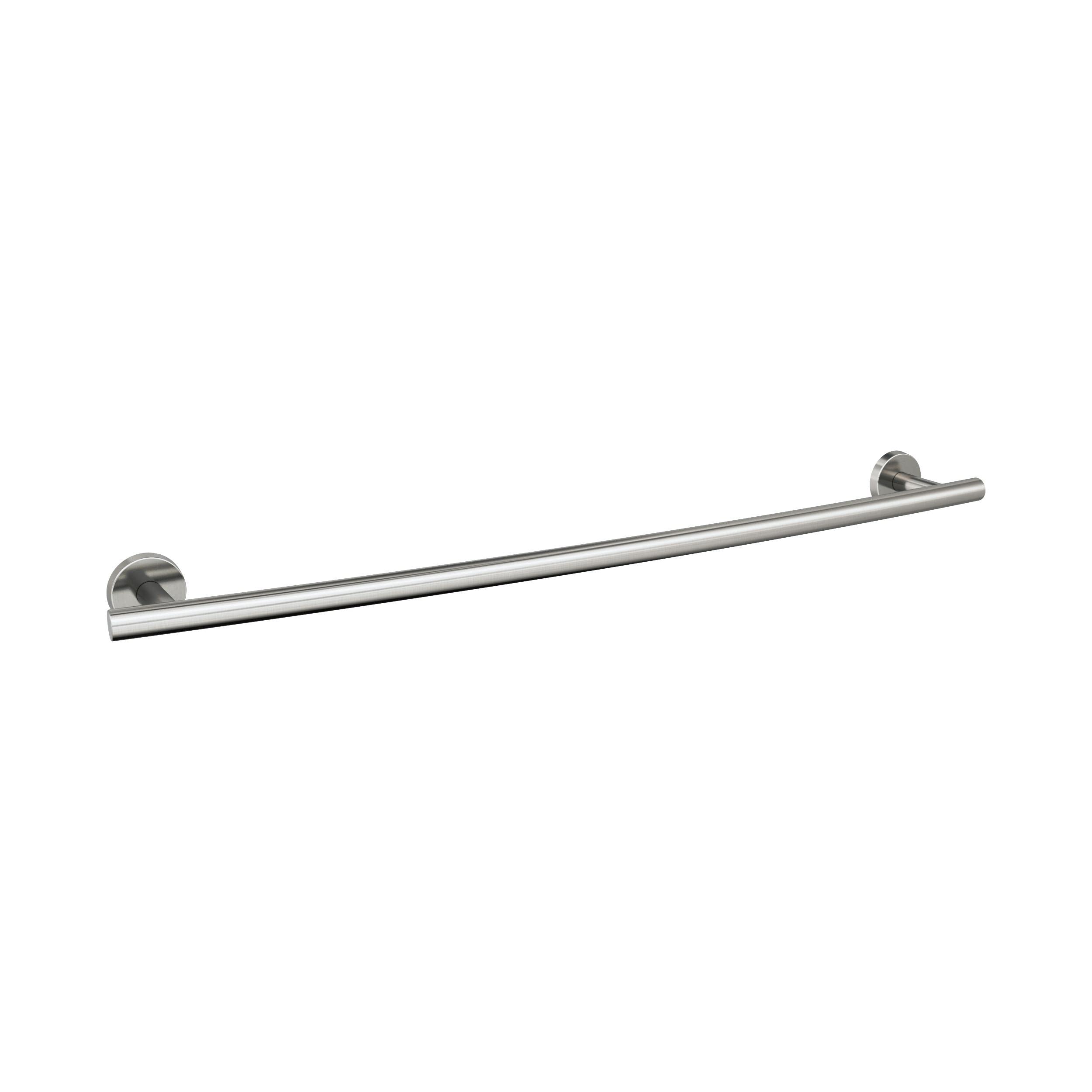 Amerock BH26544SS 24 Inch Stainless Steel Towel Bar - Modern Curved Bathroom Towel Rack Holder for Bathroom, Spa, or Guest Room | Durable Bath Hardware & Accessories (610mm)