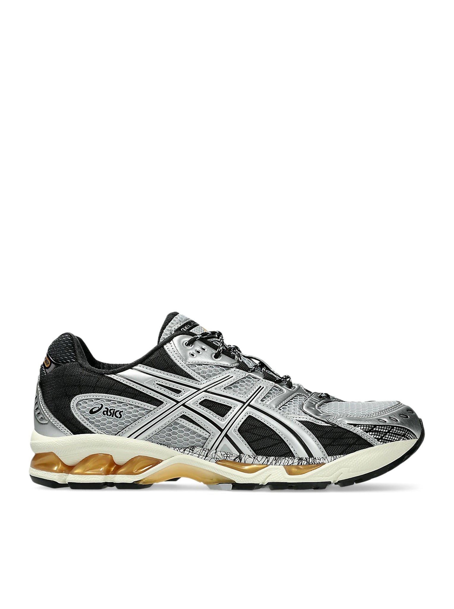 ASICS Gel Nimbus 10 Running Shoes for Men - Grey/Pure Silver (Style: 1203A543-020) | Premium Cushioning for Long-Distance Running & Marathon Training