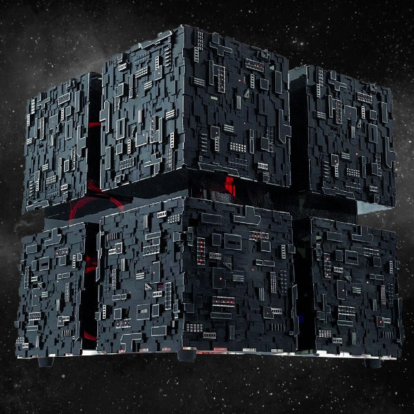 Star Trek Borg Fusion Cube ATX PC Case - High-Performance Gaming Computer Case for Sci-Fi Fans | Perfect for Themed Builds & Collectors