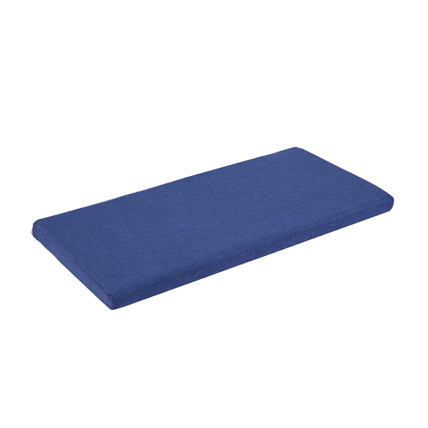 Non-Slip Bench Cushion for Indoor Shoe Storage - 42x16 Inch Navy Blue Window Seat Pad, Kitchen & Dining Settee Cushion - Perfect for Entryways, Bay Windows, and Breakfast Nooks