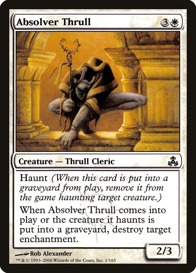 Absolver Thrull - Guildpact MTG Card | Rare Magic: The Gathering Creature for Commander & Modern Decks | Perfect for Fantasy Gaming & Collectors