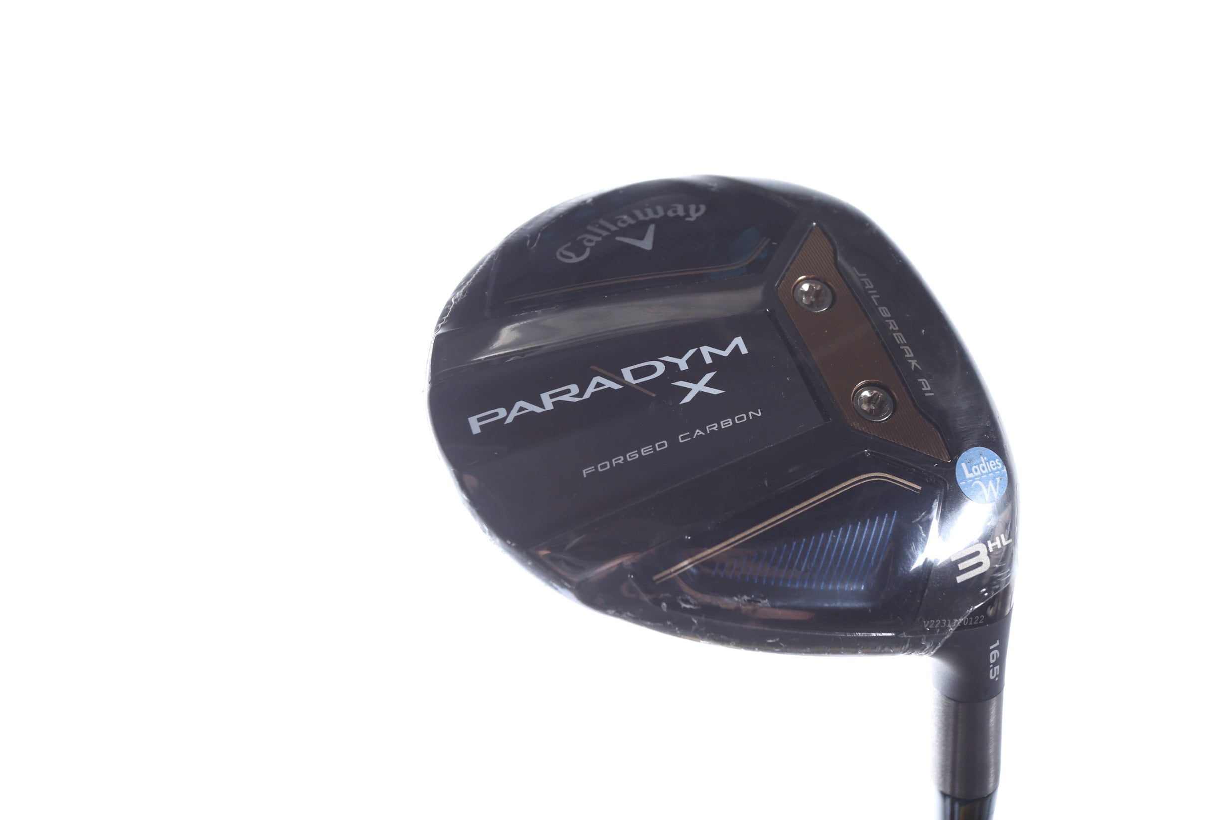 Used Callaway Paradym X 3HL Fairway Wood - Right Handed 16.5° Ladies Flex - Perfect for Women Golfers on the Course