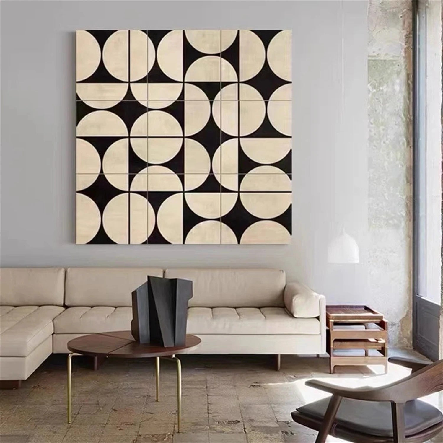 Abstract Painting #AB 281 - Modern Wall Art for Living Room, Bedroom & Office Decor | Large Canvas Artwork for Home & Office