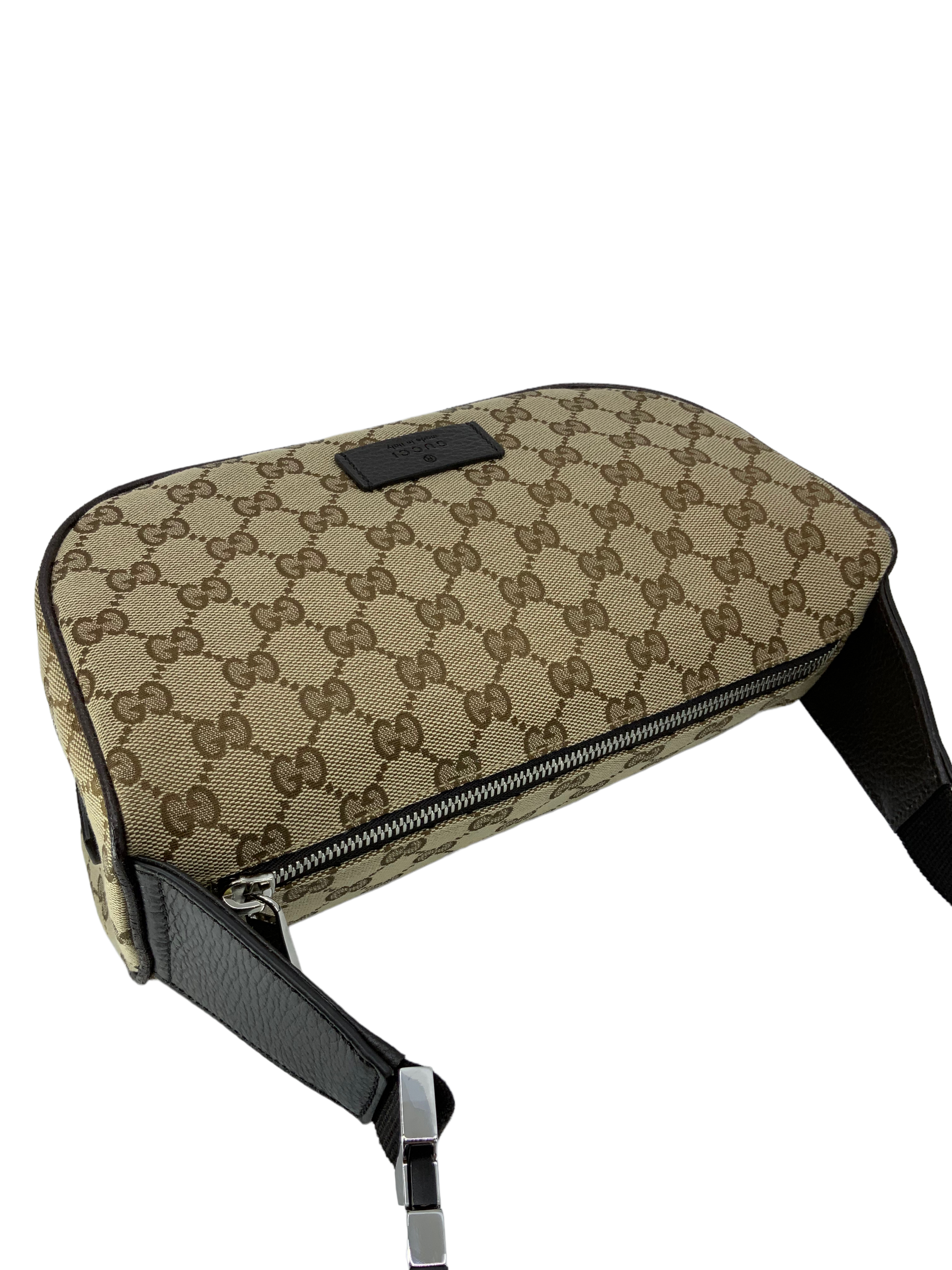 Gucci GG Monogram Canvas Waist Pouch - Luxury Crossbody Bag for Women & Men | Perfect for Travel, Concerts & Everyday Use