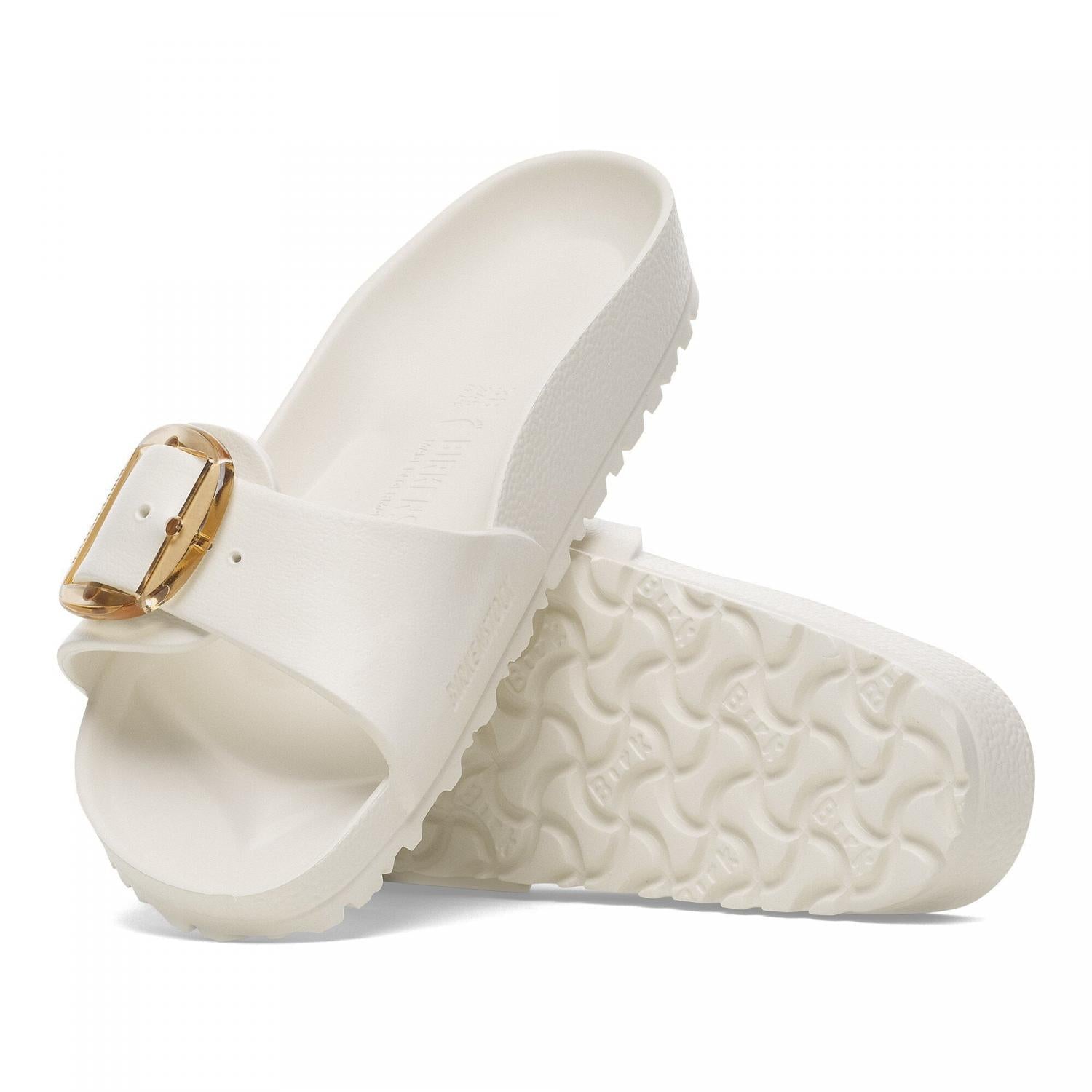 Madrid Big Buckle Sandals for Women - Comfortable Summer Slide Sandals with Adjustable Buckle | Perfect for Beach, Vacation & Casual Outfits