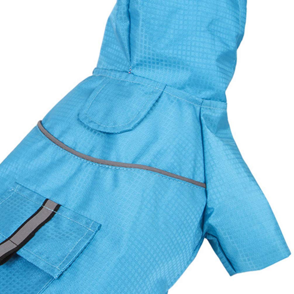 Waterproof Dog Raincoat with Hood & Leg Openings - Labrador, Dachshund & Cat Rain Poncho for Small to Large Pets - Perfect for Walking, Hiking & Outdoor Adventures in Wet Weather