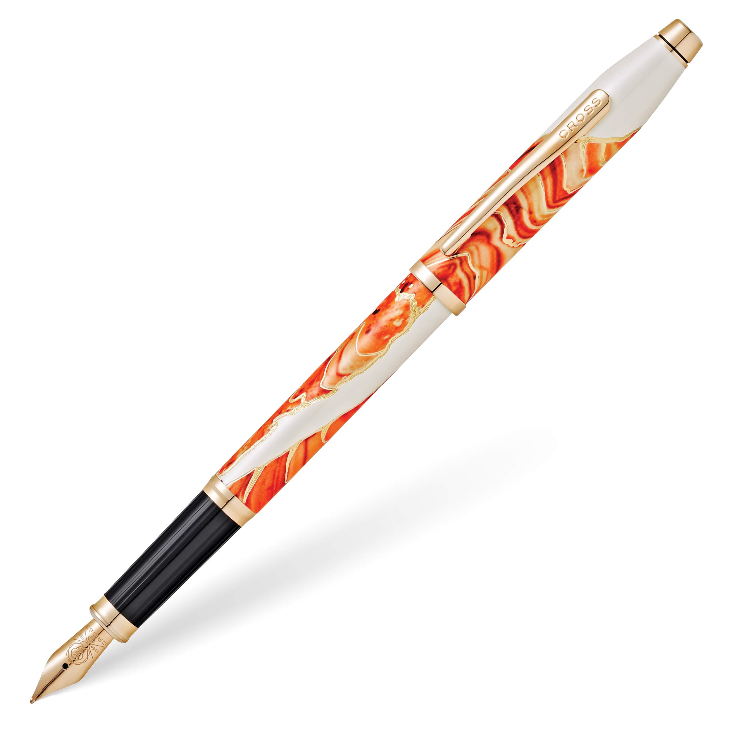 Premium Cross Wanderlust Refillable Fountain Pen with Fine Nib - Antelope Canyon Design | Luxury Writing Gift Set with Elegant Box | Perfect for Journaling, Calligraphy & Office Use