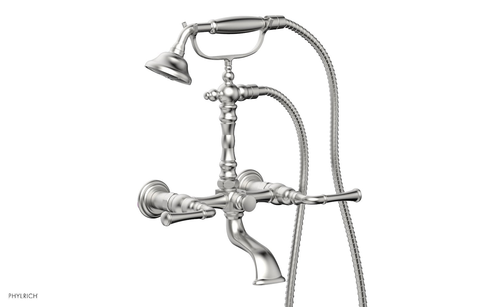 3RING Exposed Tub & Hand Shower Combo K2393-01 - Chrome Finish Bathroom Faucet for Bathtub and Shower, Perfect for Modern Home Renovation and Spa-Like Bathing Experience