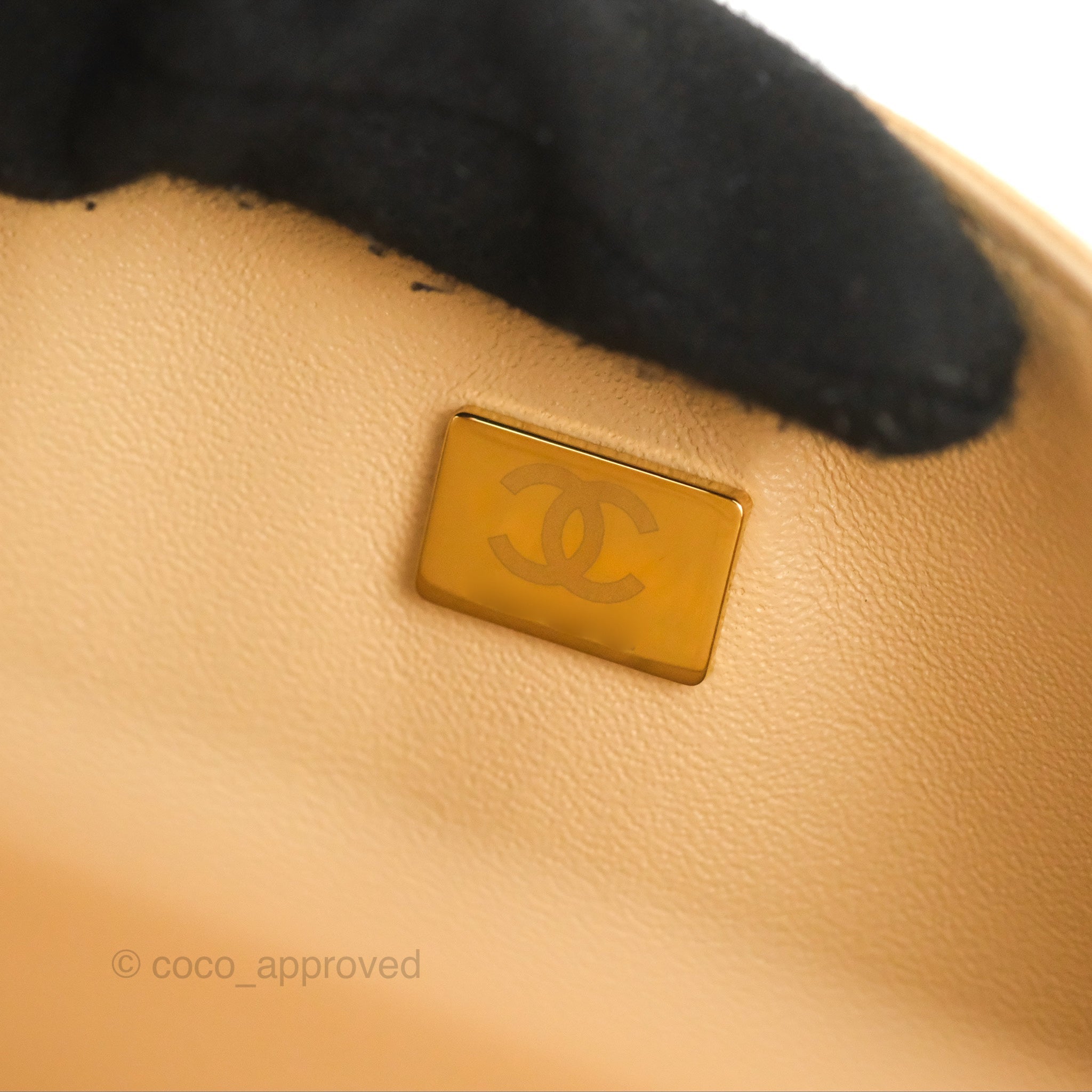 Chanel Classic M/L Medium Double Flap Bag Quilted Beige Caviar Leather with Gold Hardware - Luxury Handbag for Women, Perfect for Work, Parties & Everyday Use