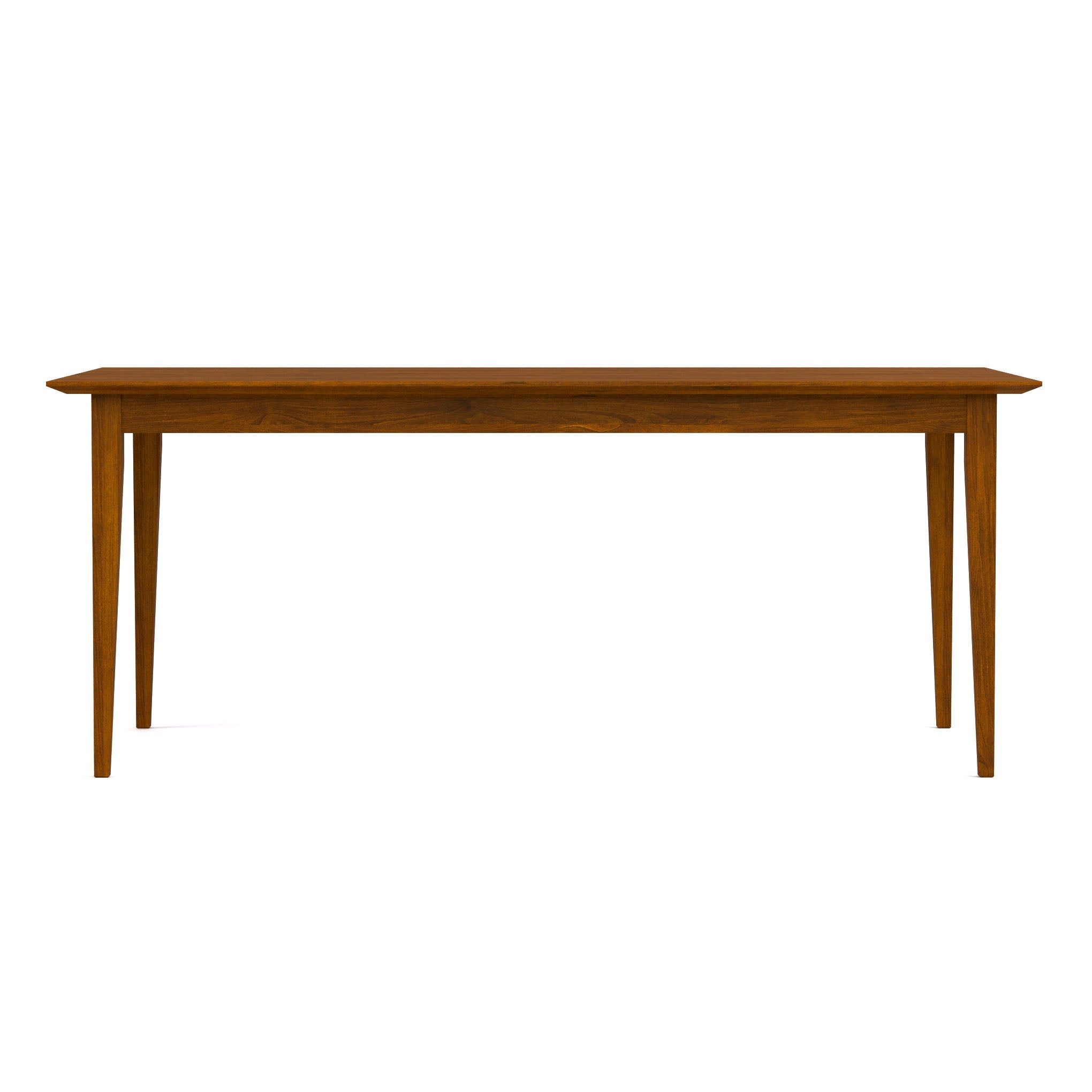 74 Inch Gable Road Dining Table - Modern Farmhouse Style Solid Wood Kitchen Table for Dining Room, Kitchen, and Entertaining Areas