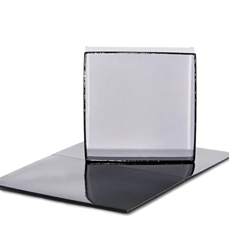 Black Glossy 8x8x6 Inch Gift Box Bottom Only - Bulk Pack of 200 for Christmas Presents, Party Favors & Retail Packaging | Premium Paper Mart Boxes for Holiday Gifting, Wedding Favors & Corporate Events