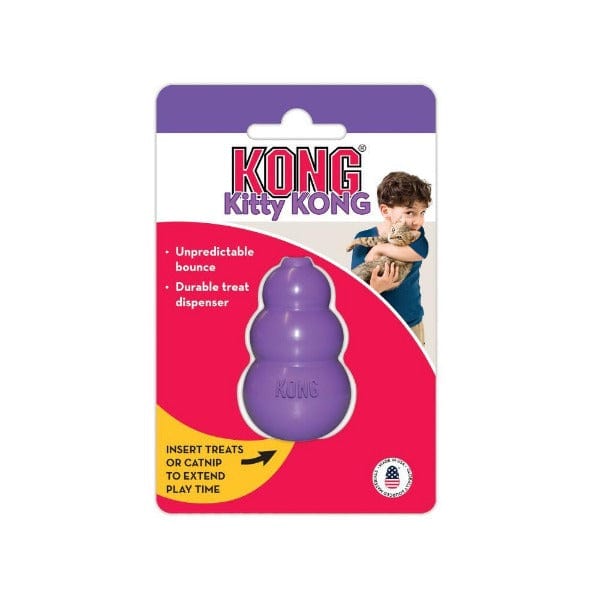 **KONG Kitty Kong Treat Dispensing Cat Toy – Interactive Pet Toy for Indoor Cats – Perfect for Playtime & Training**