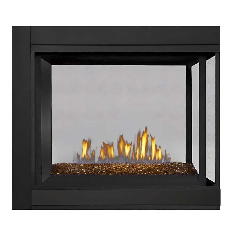 Napoleon Ascent Multi-Sided See-Through Direct Vent Gas Fireplace - BHD4 Model | Perfect for Living Rooms, Patios & Modern Home Decor