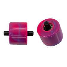 Heelys Replacement Wheels Kit - Pink/Cyan Swirl Small Size for Kids & Adults | Perfect for Skate Shoes, Outdoor Fun & School Activities