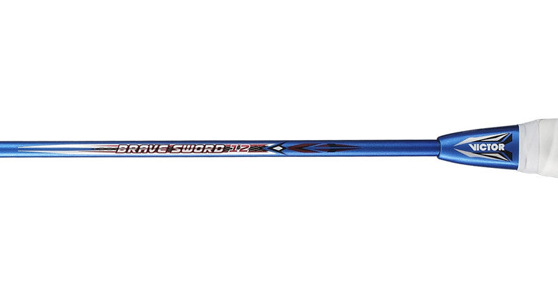 Victor Brave Sword 12 Unstrung Badminton Racket [Royal Blue] - Professional Badminton Racket for Advanced Players - Perfect for Tournaments & Training Sessions