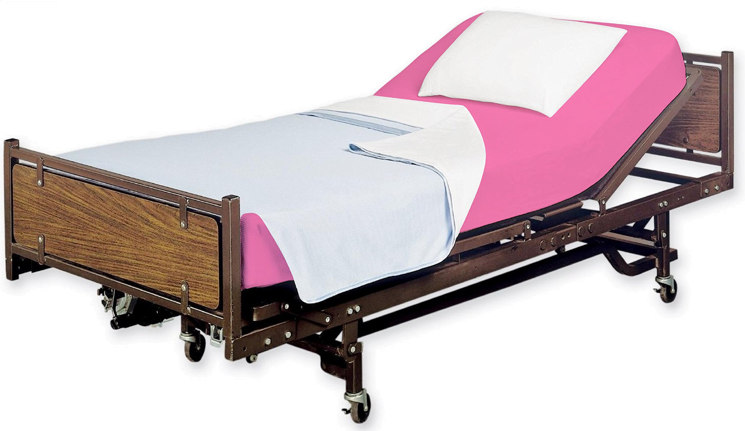 Soft 100% Cotton Twin XL Fitted Hospital Bed Sheet - 36