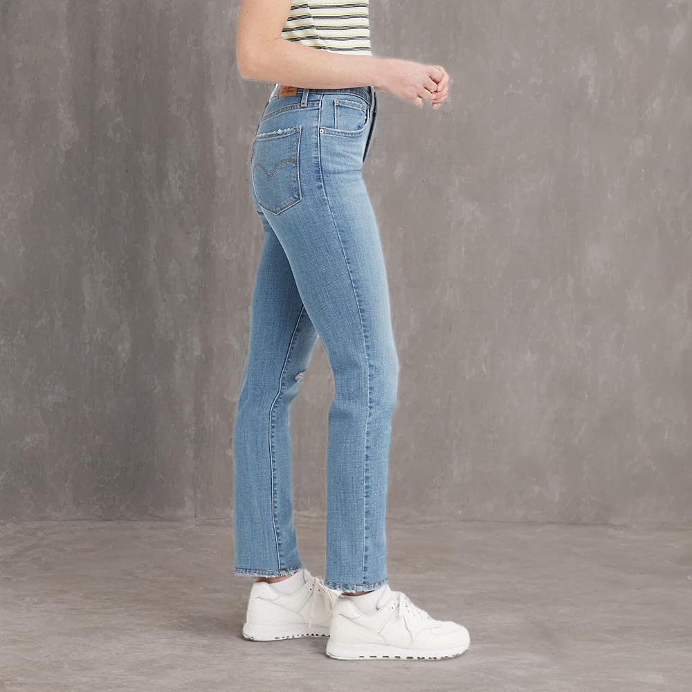 Levi's Women's 505 Straight Leg Jeans - Classic Denim Pants for Casual Wear, Work & Everyday Outfits