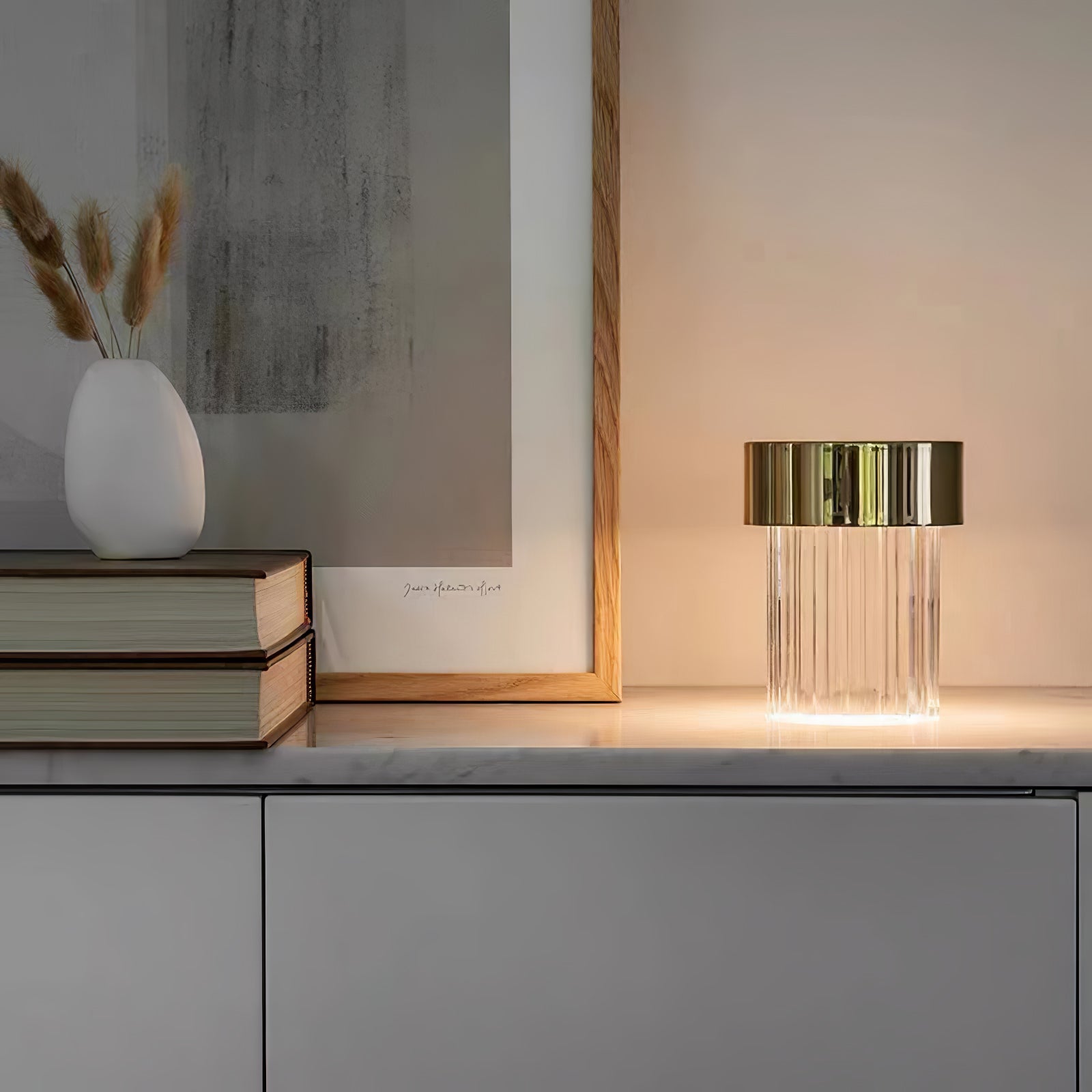 Portable Table Lamp - Rechargeable LED Desk Light with Adjustable Brightness, Perfect for Reading, Studying, and Bedside Use