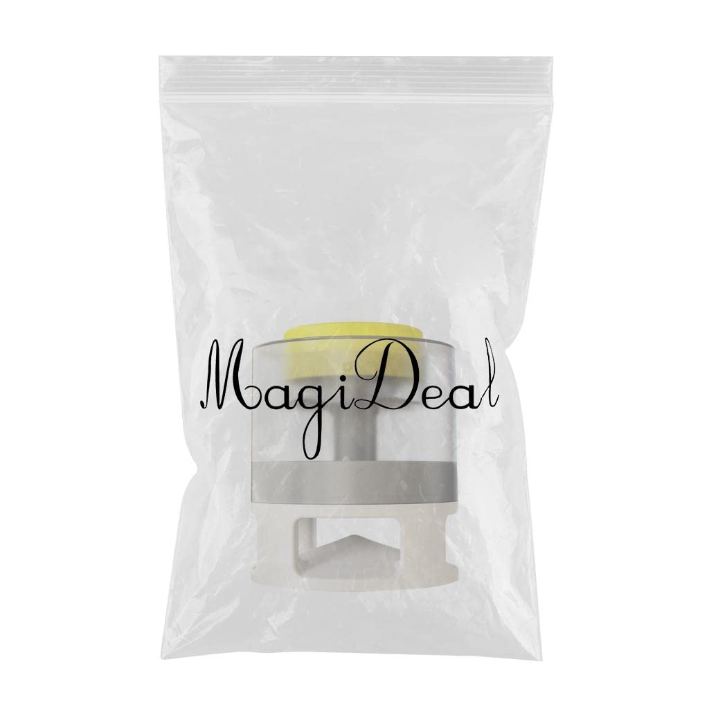 Fashion My Day® Universal Smart Pet Feeder for Dogs & Cats - Yellow & White | Automatic Intelligent Feeding Bowl for Pets | Perfect for Home, Travel & Training | Pet Supplies, Dog & Cat Bowls