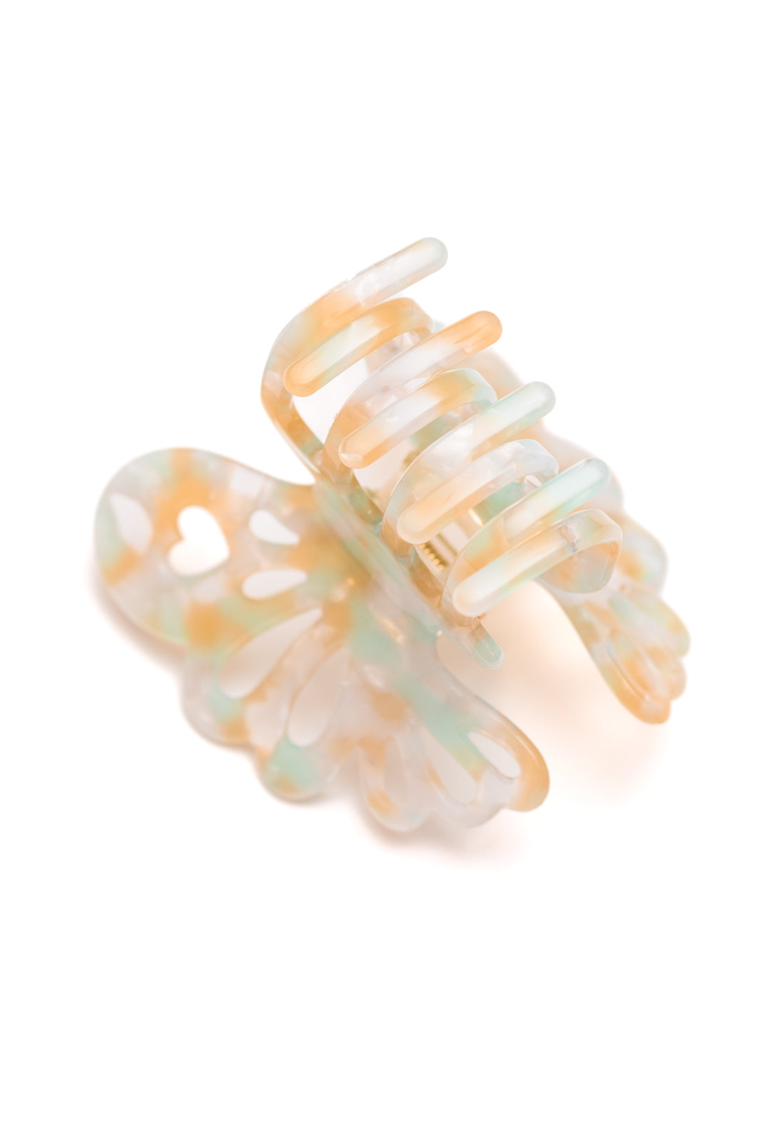 4-Piece Large Jelly Claw Hair Clips Set - Soft Grip Hair Clamps for Women & Girls - Perfect for Ponytails, Buns & Half-Up Hairstyles