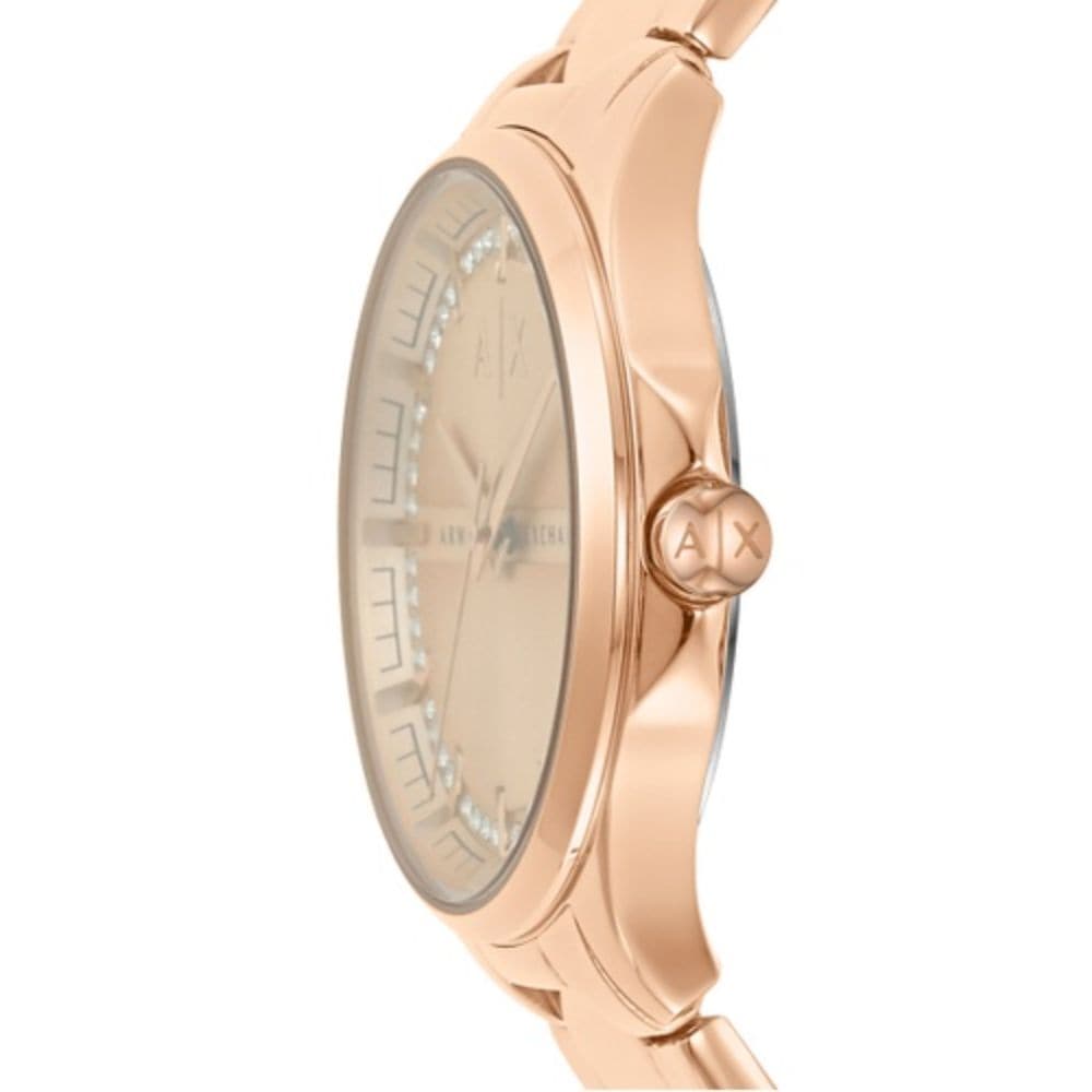 ARMANI EXCHANGE AX5264 Rose Gold Women's Watch - Luxury Fashion Timepiece for Women, Elegant Dress Watch for Office, Party & Special Occasions