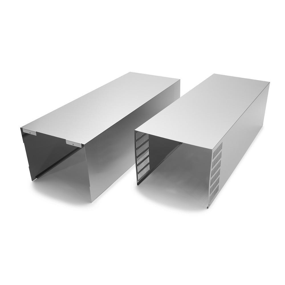 Amana EXTKIT12HS Stainless Steel Wall Hood Chimney Extension Kit - Perfect for Kitchen Range Hood Ventilation and Ductwork Installation