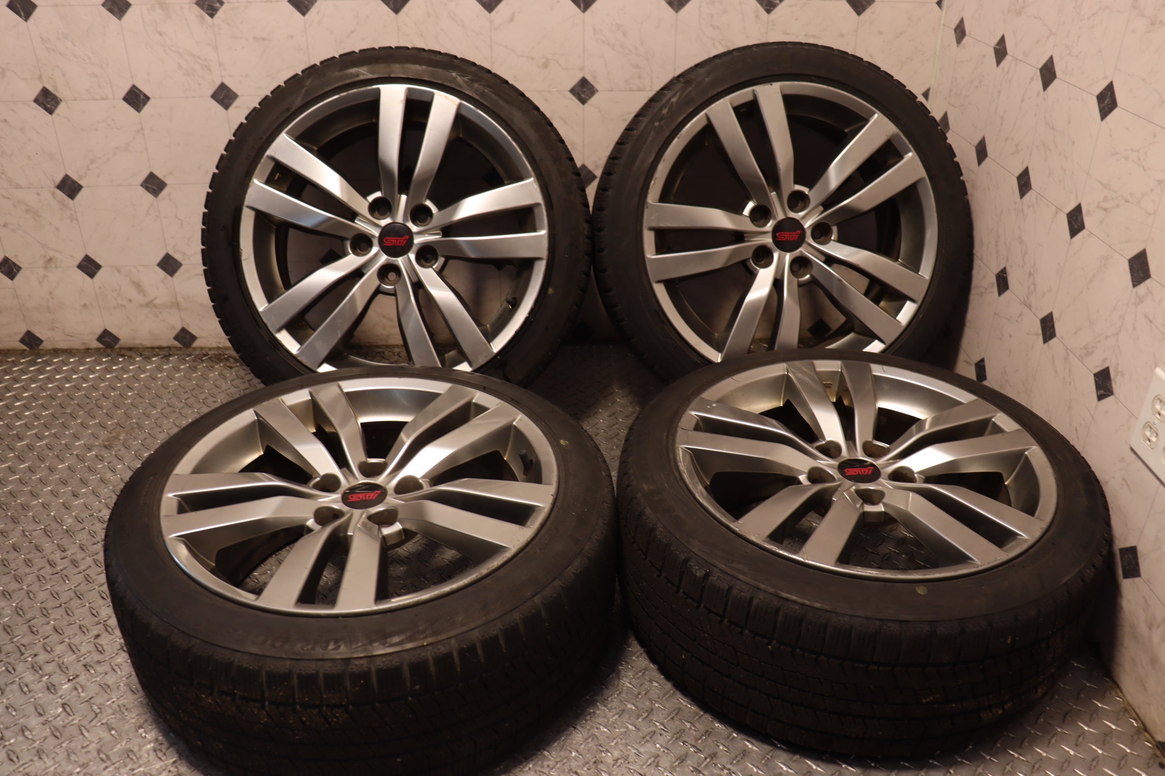 2008-2014 Subaru Impreza WRX STI Alloy Wheels - High-Performance Replacement Rims for Racing & Off-Road Driving
