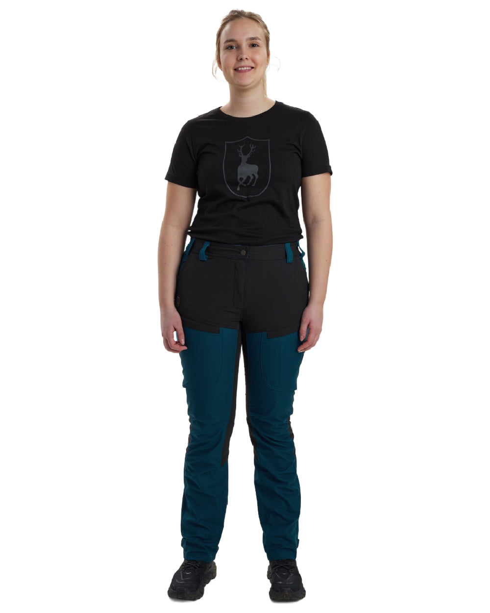 Deerhunter Lady Ann Women's Outdoor Hiking Pants - Lightweight Waterproof Trekking Trousers for Hiking, Camping & Travel Adventures