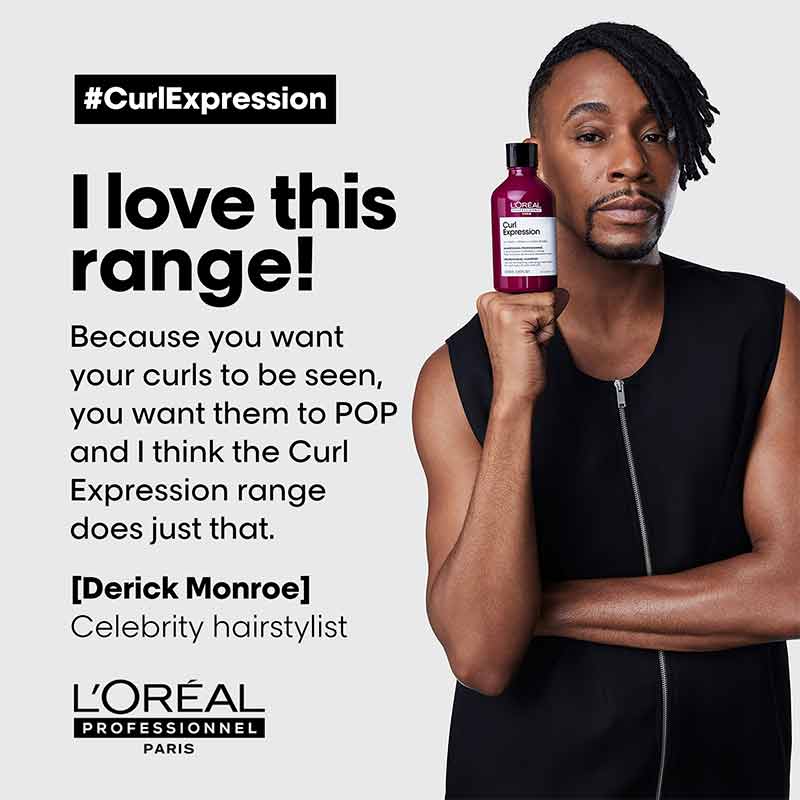 L'Oréal Professionnel Curl Expression 10-in-1 Professional Cream Mousse for Defined Curls & Coils - Hydrating Styling for Natural, Wavy & Curly Hair - Perfect for Daily Use & Special Occasions