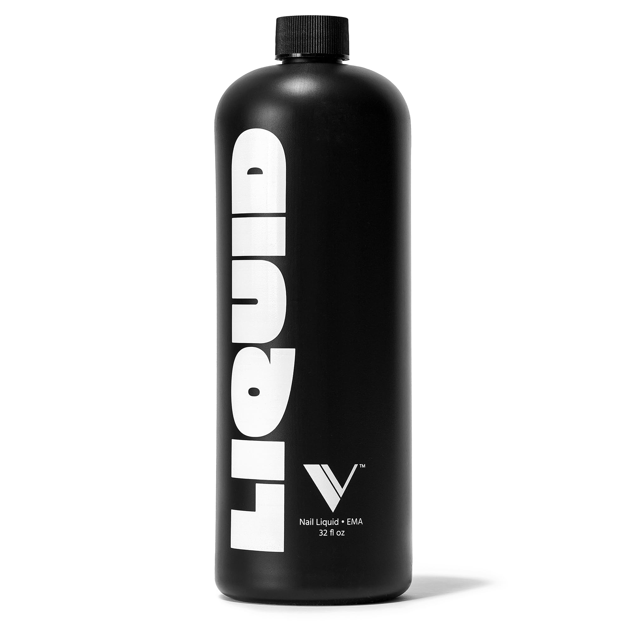 V Beauty Pure Monomer Acrylic Nail Liquid - Professional HEMA-Free Nail Monomer Solution for Smooth & Glossy Finish (32oz) - Ideal for Nail Technicians, Salon & Home Manicure/Pedicure - Perfect for Acrylic Nail Extensions & Nail Art Designs