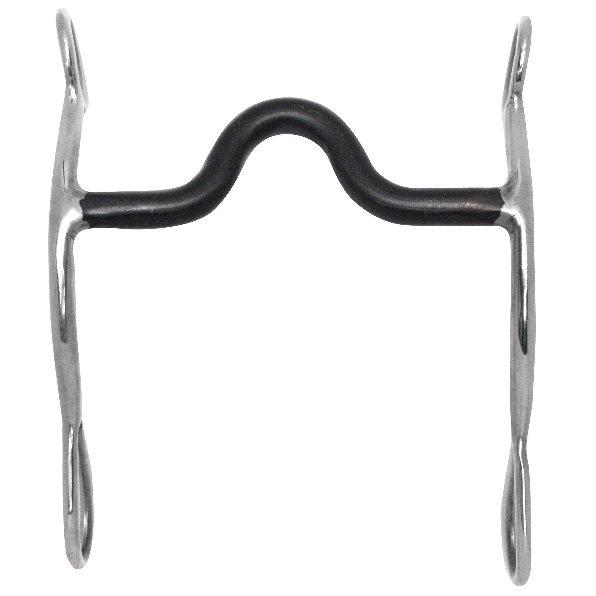 Toklat Sweet Iron Jr Cutter Medium Port Solid Shank Bit for Horses - Durable Equestrian Training Bit for Western & English Riding, Perfect for Young Horses & Training Sessions