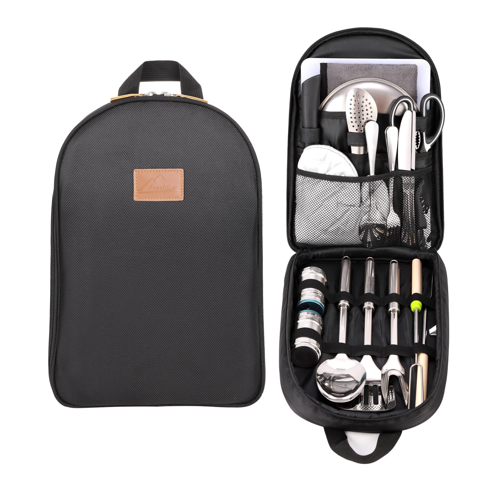 **Premium Camping Cooking Utensils Set - 12-Piece Outdoor Kitchen Essentials for Camping, RV, Picnics & BBQs - Durable & Lightweight Gear for Grilling, Hiking & Backpacking - Perfect Gift for Adventurers**
