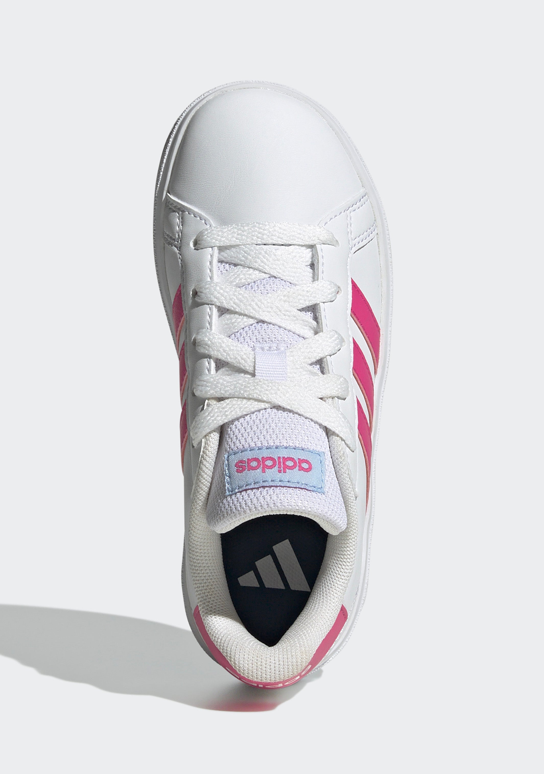 Adidas Grand Court 2.0K Kids' Sneakers - Lightweight Comfortable Tennis Shoes for Boys & Girls - Perfect for School, Playground & Everyday Wear