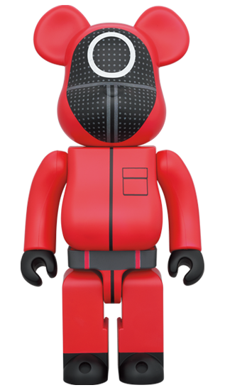 MEDICOM TOY BE@RBRICK Squid Game Guard Circle 100% & 400% Bearbrick Collectible Figure - Perfect for Anime Fans, Game Lovers, and Home Decor | Pre Order Now