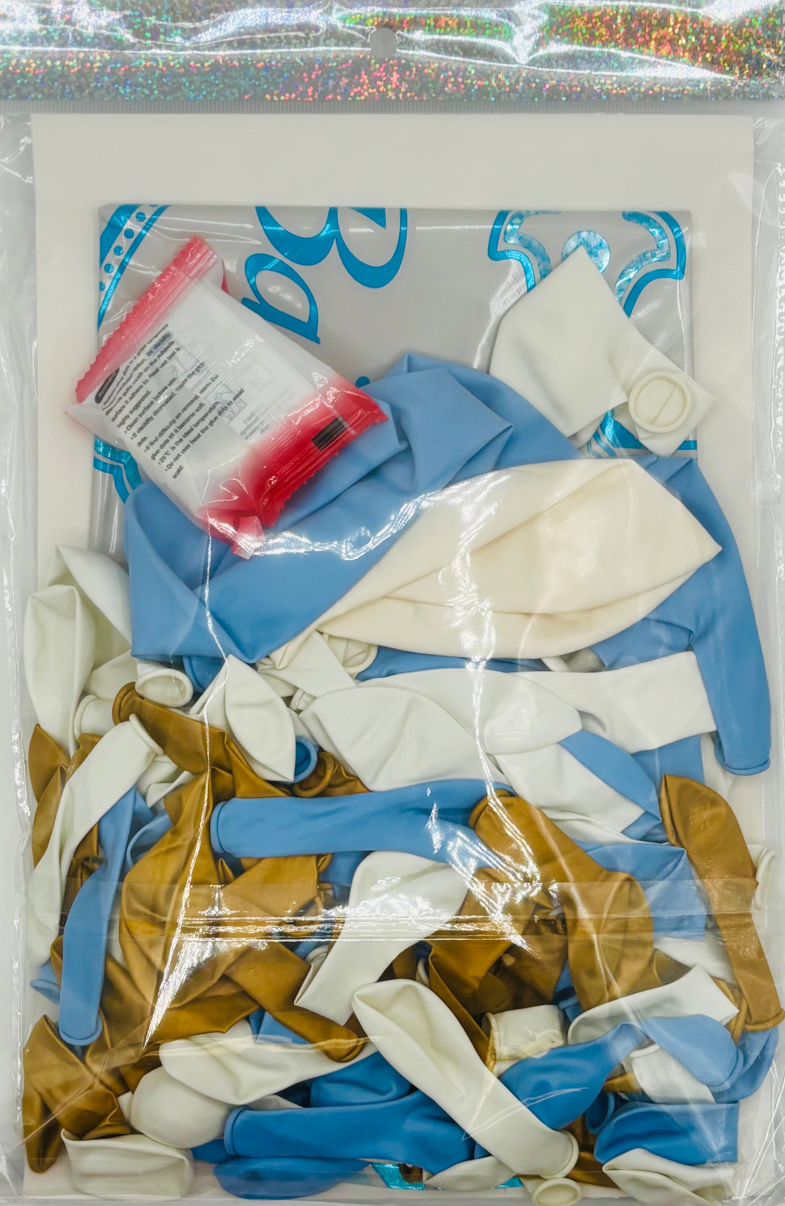 Blue Balloon Garland for Baby Baptism - 1 Count | Perfect for Baptism Decorations, Baby Showers & Party Backdrops