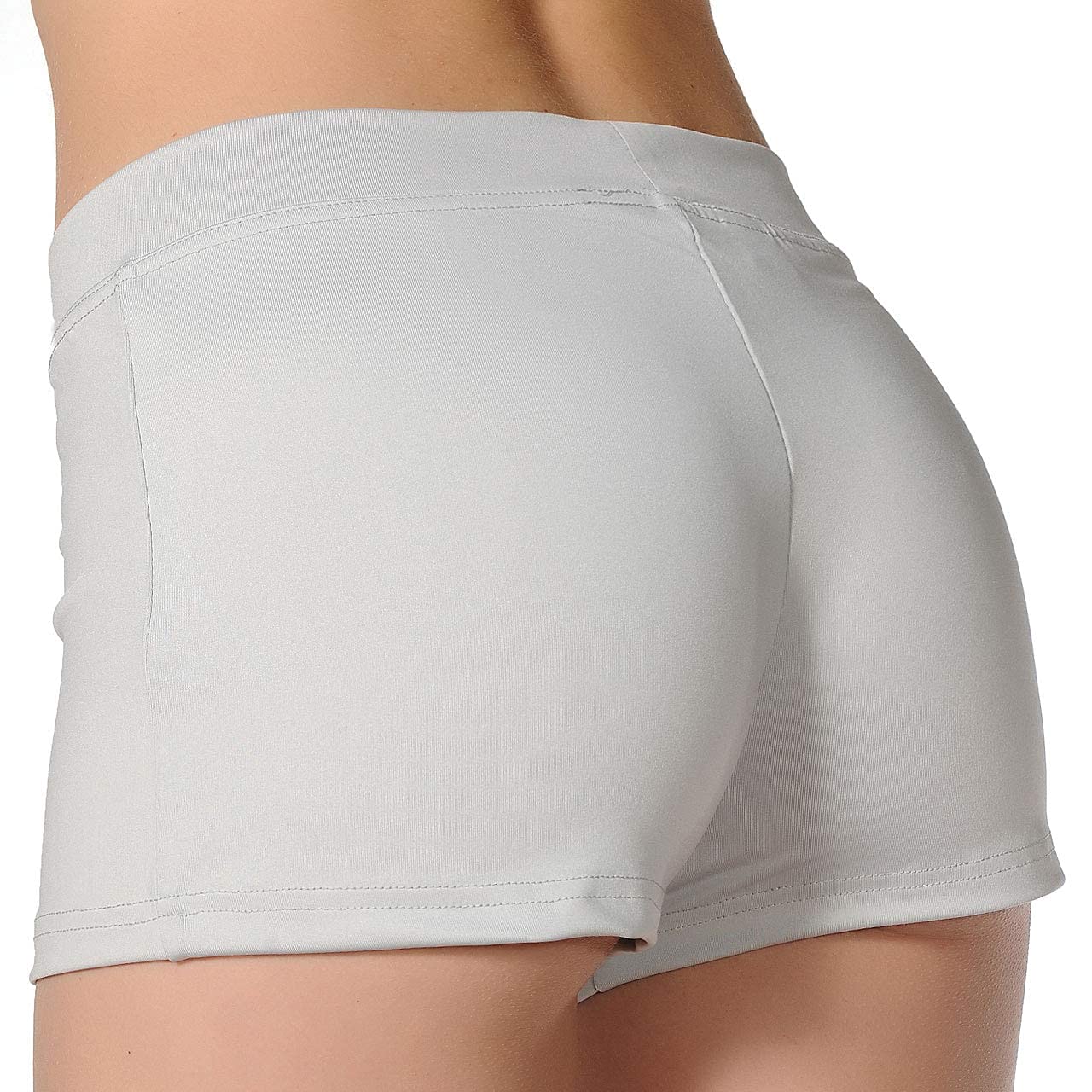Low Rise Boy Cut Shorts for Women - Stretchy Spandex Activewear for Yoga, Dance & Workout - Perfect for Gym, Running & Fitness Training