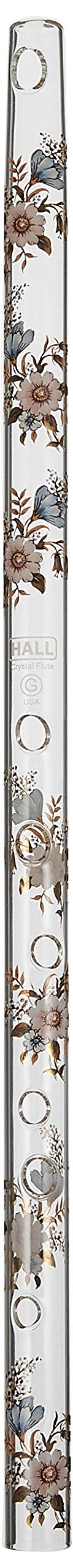 Hall Crystal Flute 21702 - Offset Glass Flute in G Key - Carolina - Perfect for Wedding Toasts, Anniversary Celebrations & Elegant Dinner Parties
