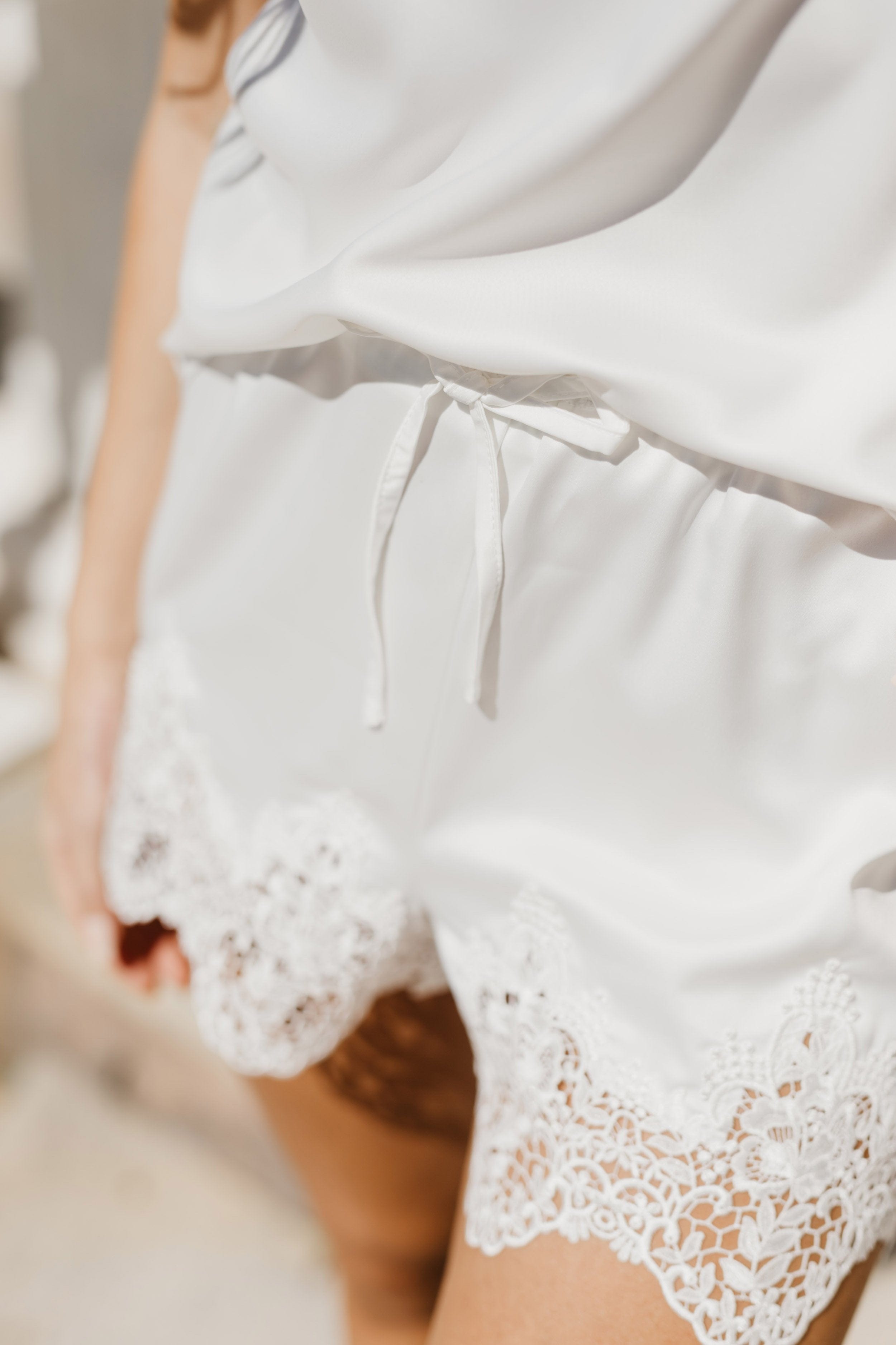 Heidi Lace Trim Bridal Set - Elegant Wedding Lingerie for Bride, Honeymoon & Special Occasions