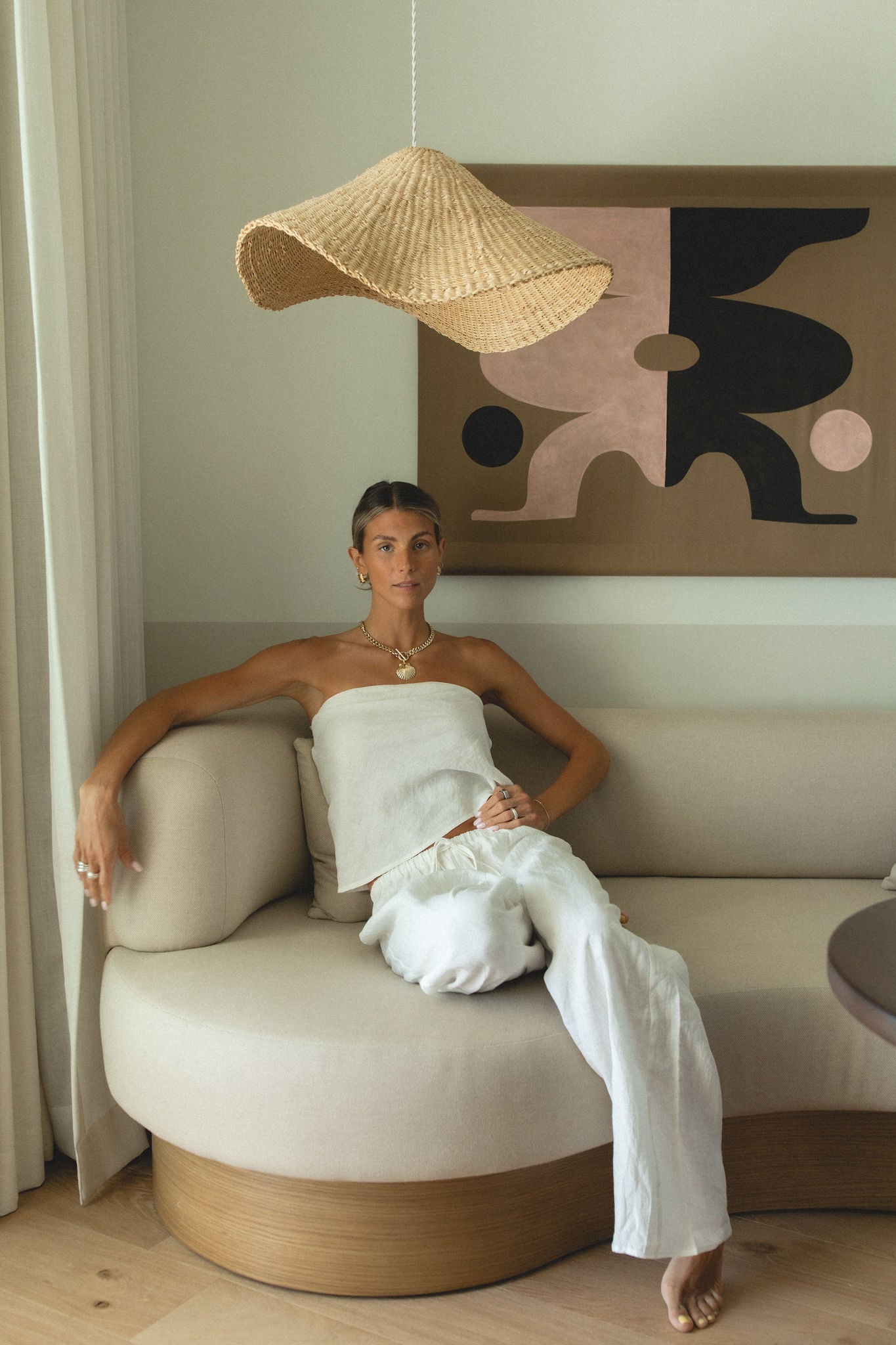 Strapless Linen Top for Women - Breathable Summer Blouse for Beach, Vacation & Casual Outings