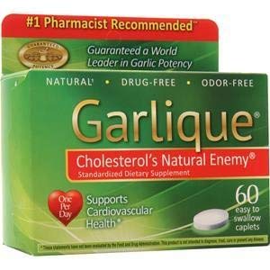 Garlique Garlic Caplets (24 Count) - Natural Heart Health Support & Immune Booster - Perfect for Daily Wellness & Cooking