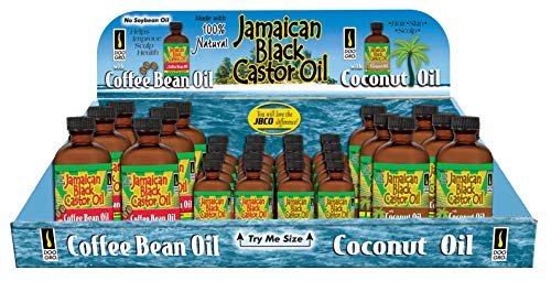 Doo Gro Jamaican Black Castor Oil with Coconut Oil & Coffee Bean Oil - Hair Growth Treatment for Natural, Curly & Damaged Hair - Perfect for Deep Conditioning, Scalp Massage & Frizz Control