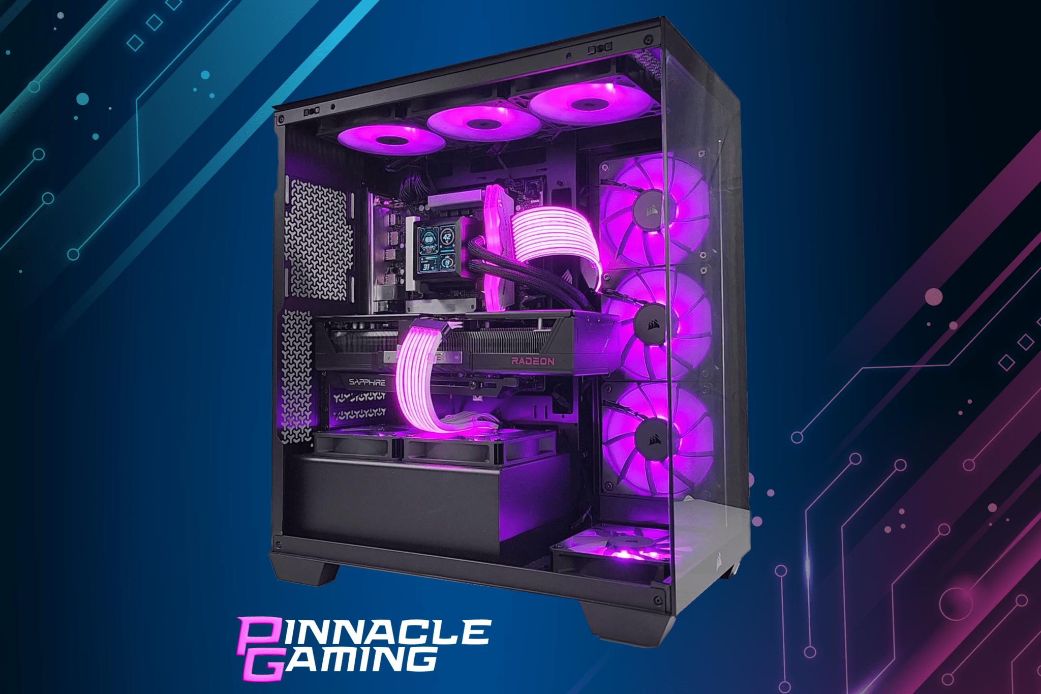 Custom Gaming Desktop PC - Lian Li Case, Corsair Components, Ultra 7 Processor, RTX 5060 GPU, 1TB SSD, 16GB DDR5 RAM, WiFi - Perfect for Esports, Streaming & 4K Gaming