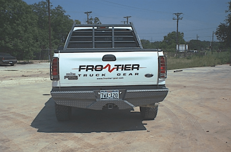 Diamond Chevy Silverado 2500/3500 HD Rear Bumper (2001-2006) - Heavy Duty Replacement Part for Off-Road & Towing | Frontier 100 20 1006