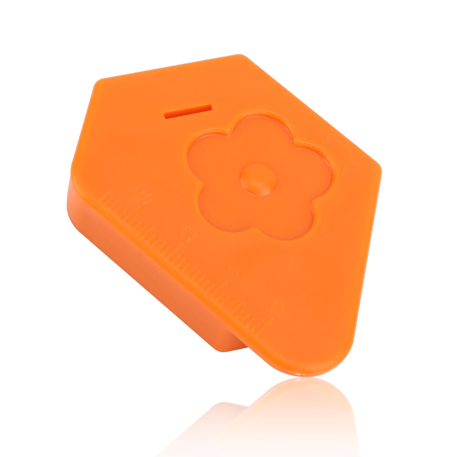 Magnetic Seam Guide for Sewing Machine - Universal Multifunctional Hemmer Guide with Measurement Scale | Perfect for Quilting, Dressmaking & DIY Sewing Projects (Orange)