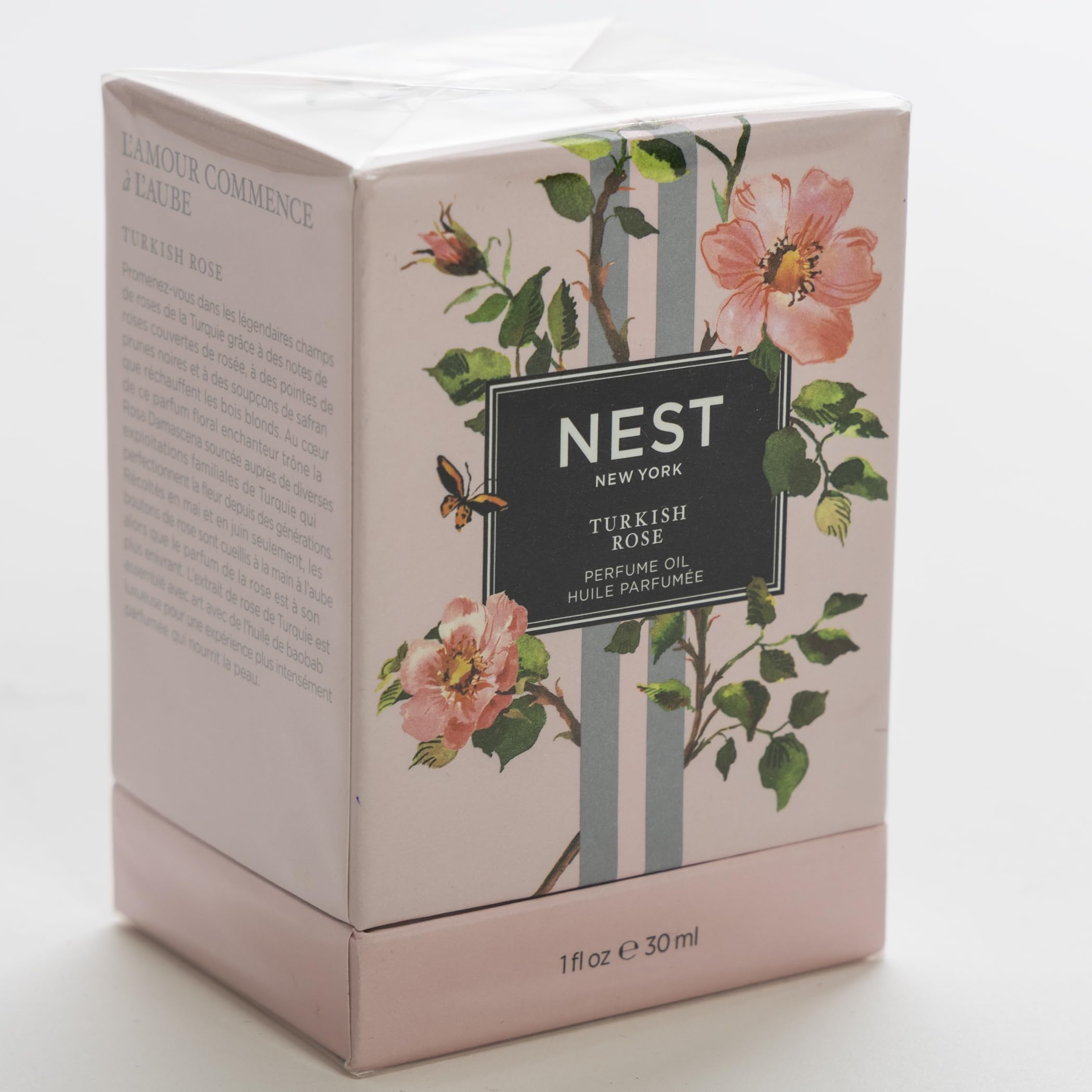 NEST New York Turkish Rose Perfume Oil - 1 fl oz (30mL) Luxury Fragrance for Women | Perfect for Date Nights, Special Occasions & Everyday Elegance