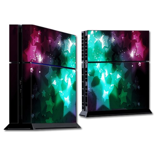 MightySkins Glow in The Dark Stars Skin Wrap Sticker for Sony PlayStation 4 (PS4) Console - Protective Decorative Cover for Gaming Setup & Room Decor