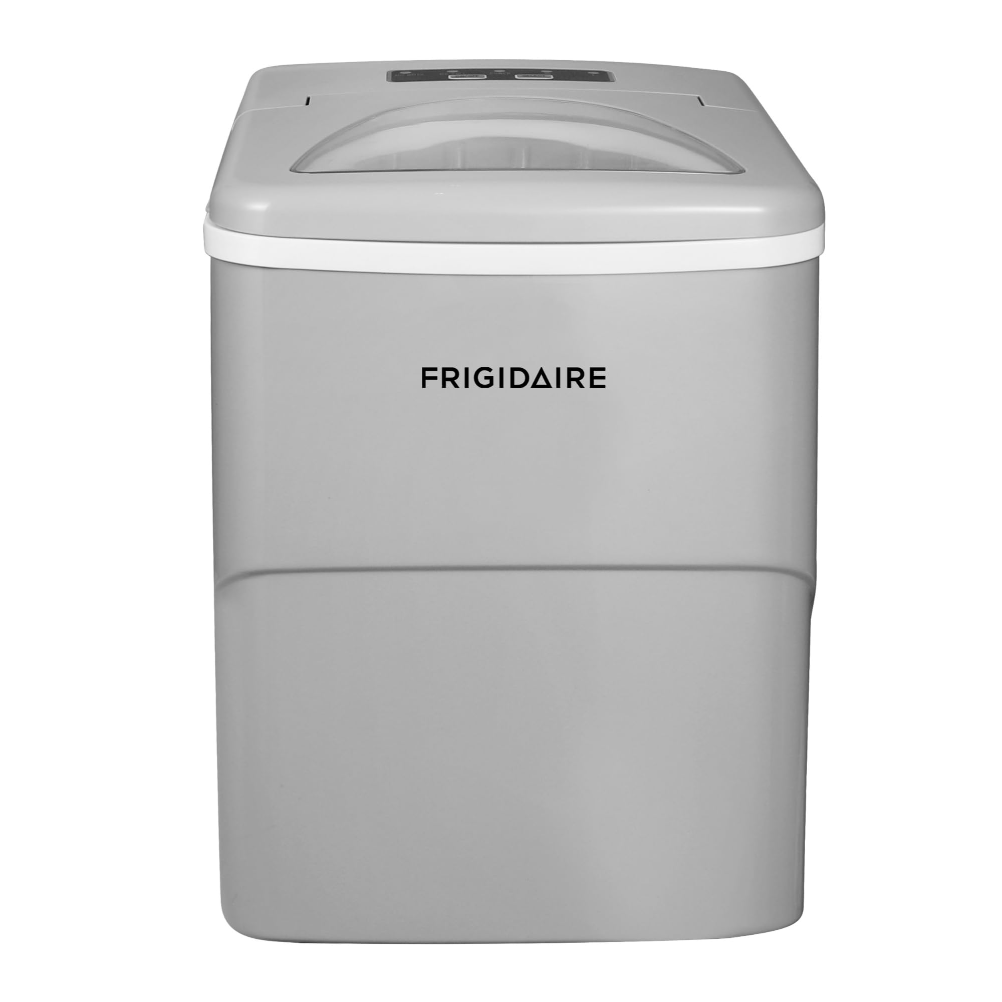 Frigidaire EFIC108-Silver Compact Countertop Ice Maker - 26 lbs Daily Output, Portable & Energy Efficient - Perfect for Home, Office, RV, and Outdoor Use