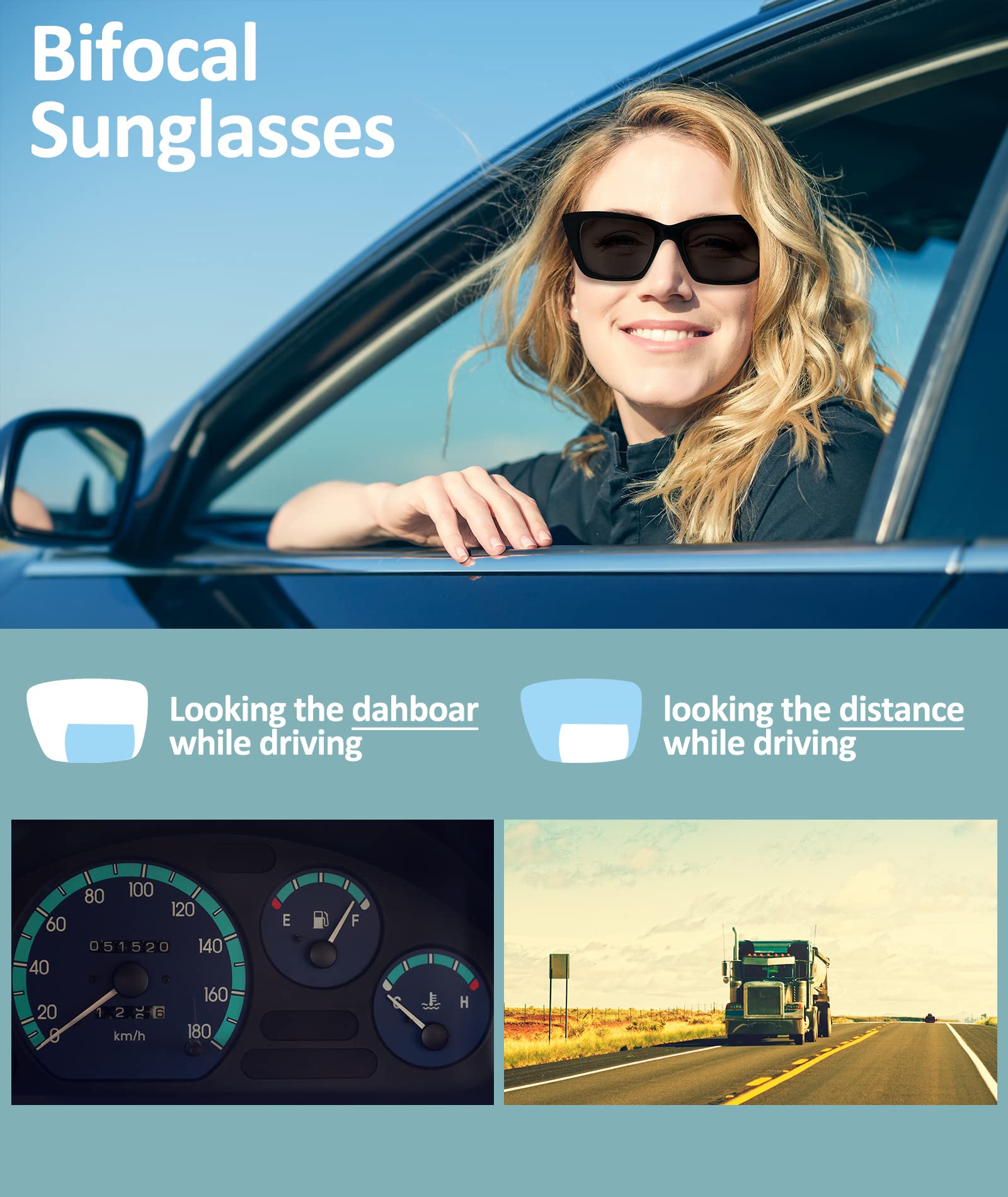 Bifocal Reading Glasses for Women - Oversized Cat Eye Blue Light Blocking Computer Glasses | Stylish Lightweight Fashion Eyewear for Reading, Office Work & Screen Time