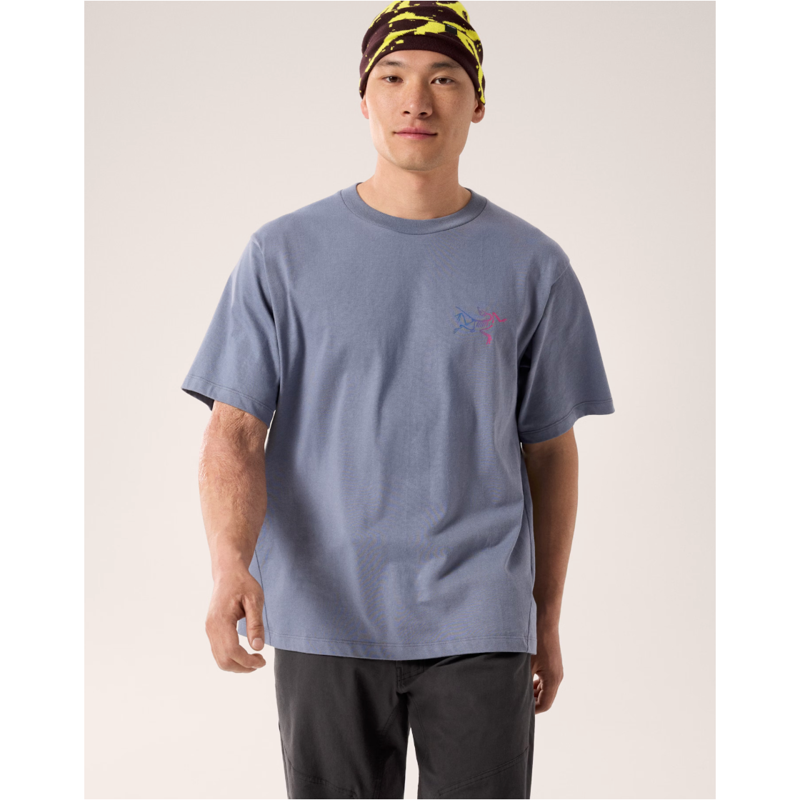 Arc'teryx Men's Kragg Short Sleeve Cotton Logo T-Shirt - Casual & Outdoor Wear for Hiking, Travel & Everyday Comfort